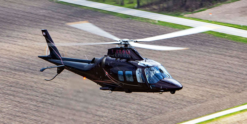 Flying Helicopter